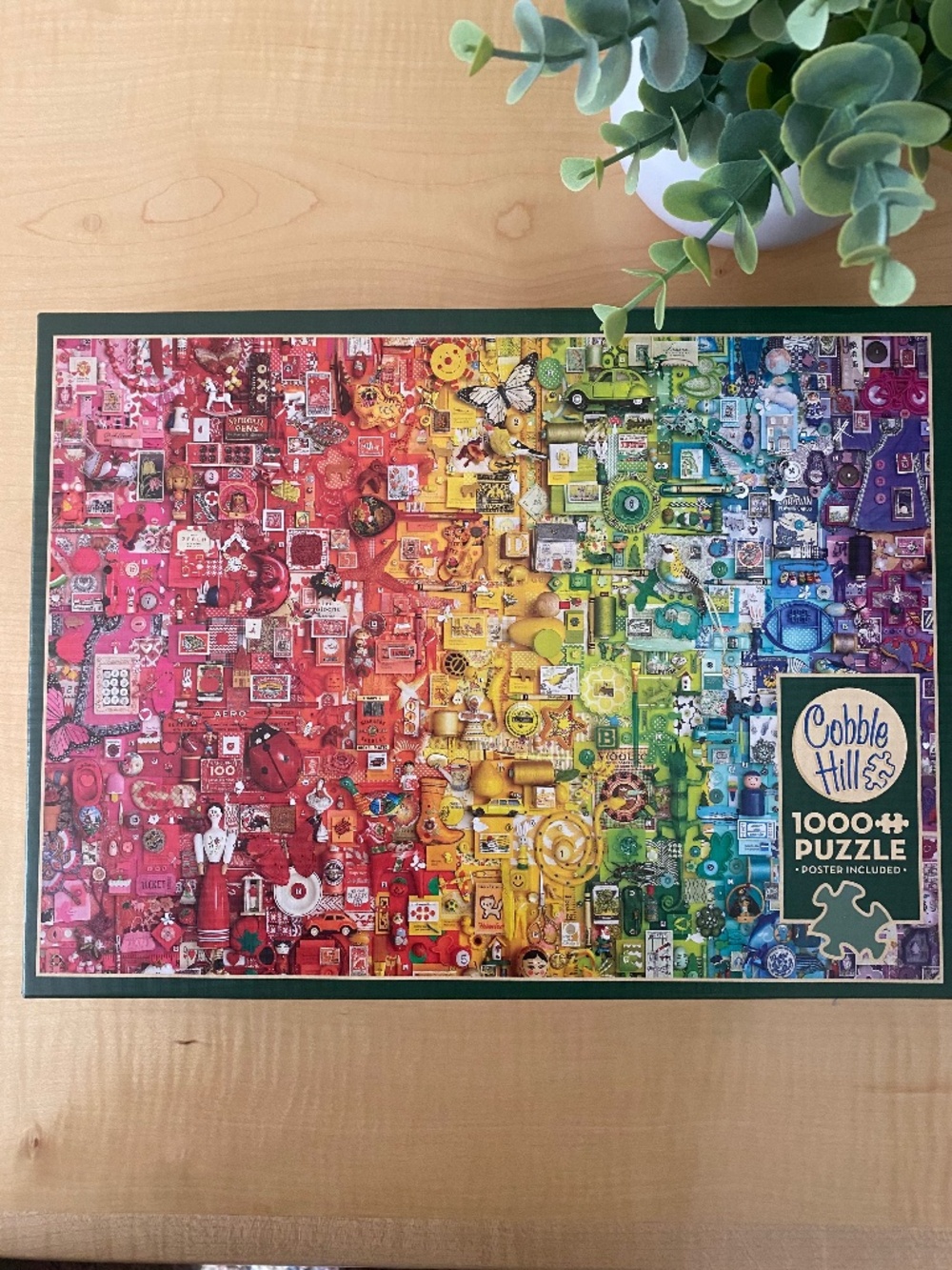 COLOURFUL RAINBOW PUZZLE - 1000 PIECES